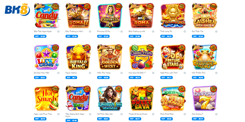 Hệ thống game BK8 đa dạng và phong phú